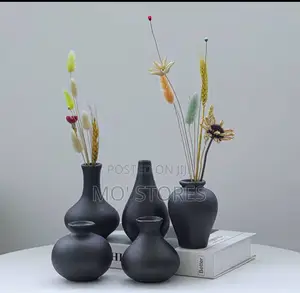 5 Pieces Set of Ceramics Vases