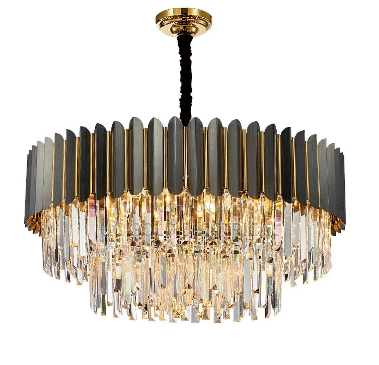 Post Modern Light Luxury Led Crystal Chandelier Nordic