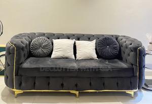 3 Seater and 2 Seater Sofa/Chairs With Throw Pillows