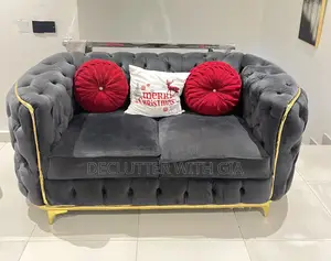 3 Seater and 2 Seater Sofa/Chairs With Throw Pillows