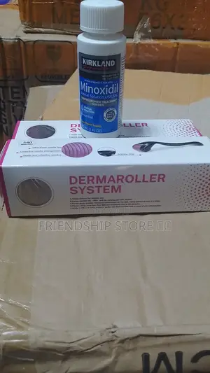 Minoxidil Hair Treatment and Dermaroller System