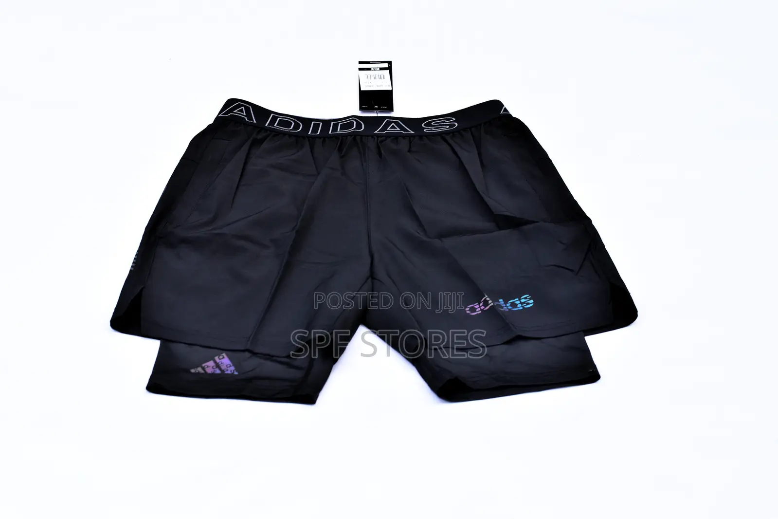 Black Adidas Short With Inner Tight