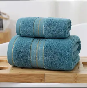 Luxury Turquoise Blue Absorbent Bathing Towel