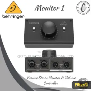 Behringer Monitor1 Premium Passive Stereo Monitor And Volum