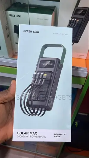 Greenlion Solar Power Bank Max 30000mah