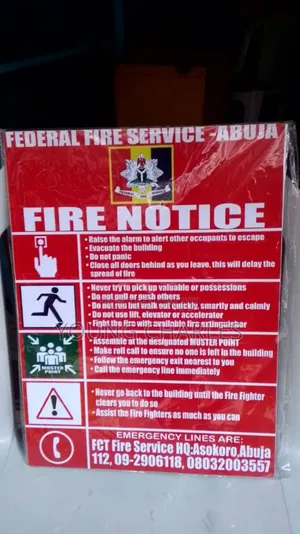 Photo - Federal Fire Notice