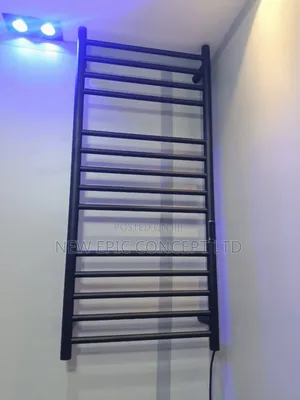 Black Towel Warmer