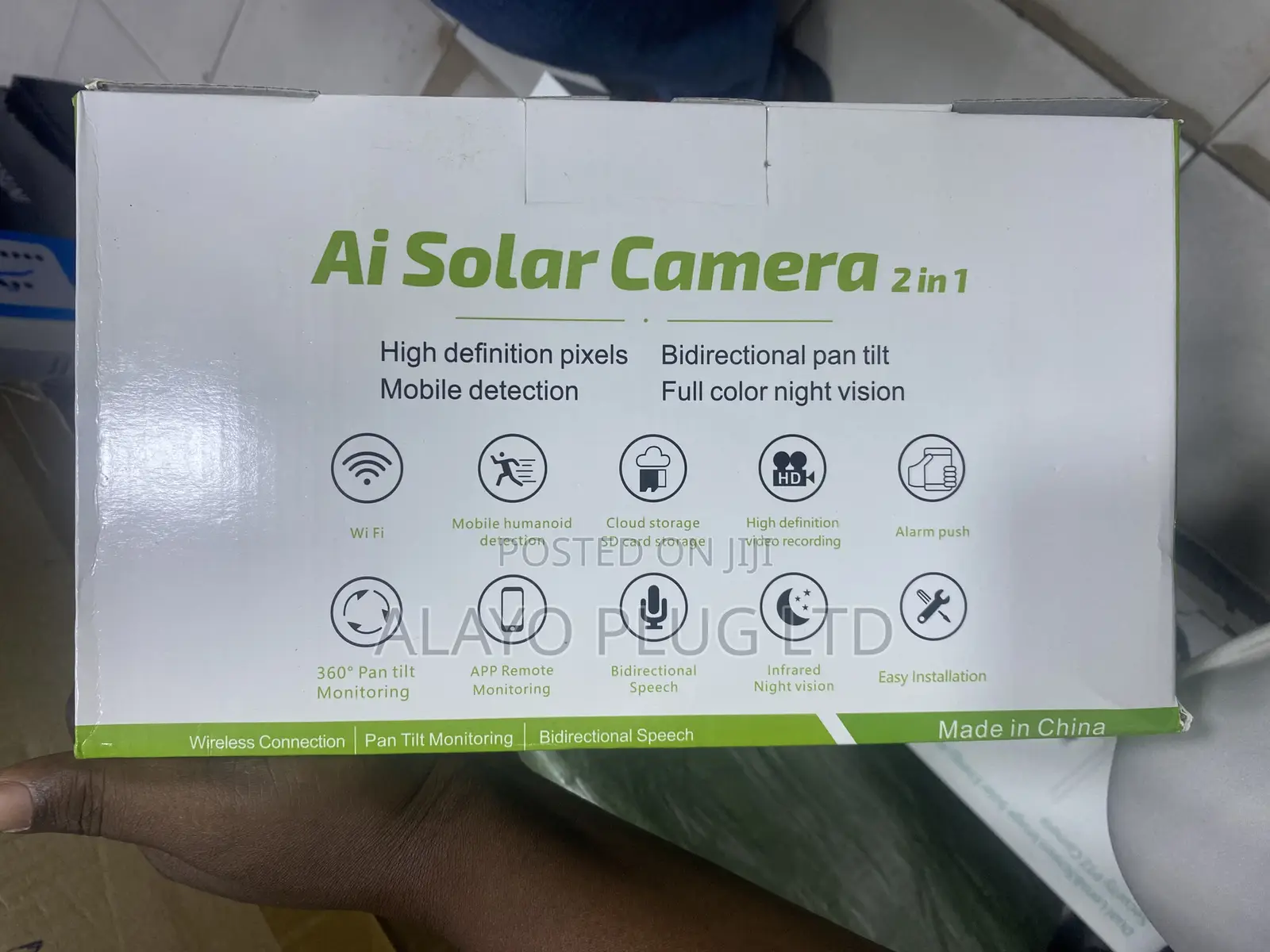 Ai Solar Camera 2in1