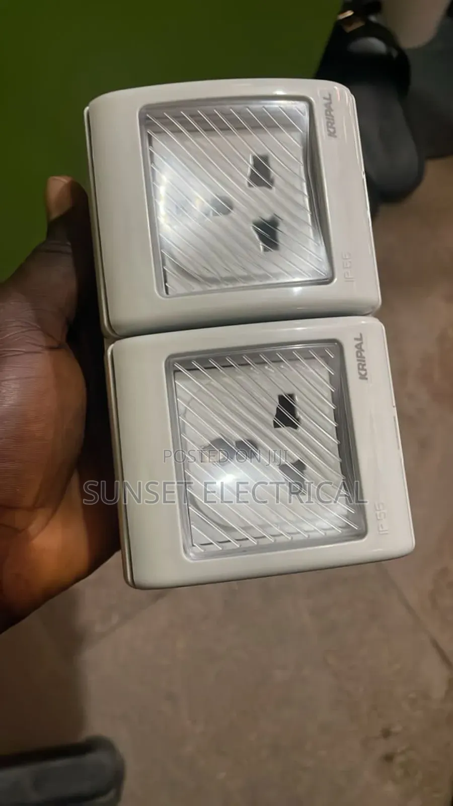 13amps Double Water Proof Socket Without Switch
