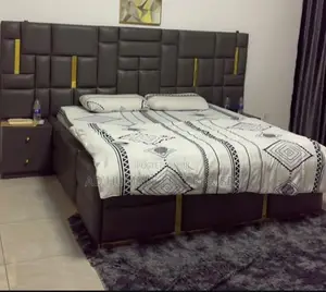 Photo - Padded Bedframe With Leather
