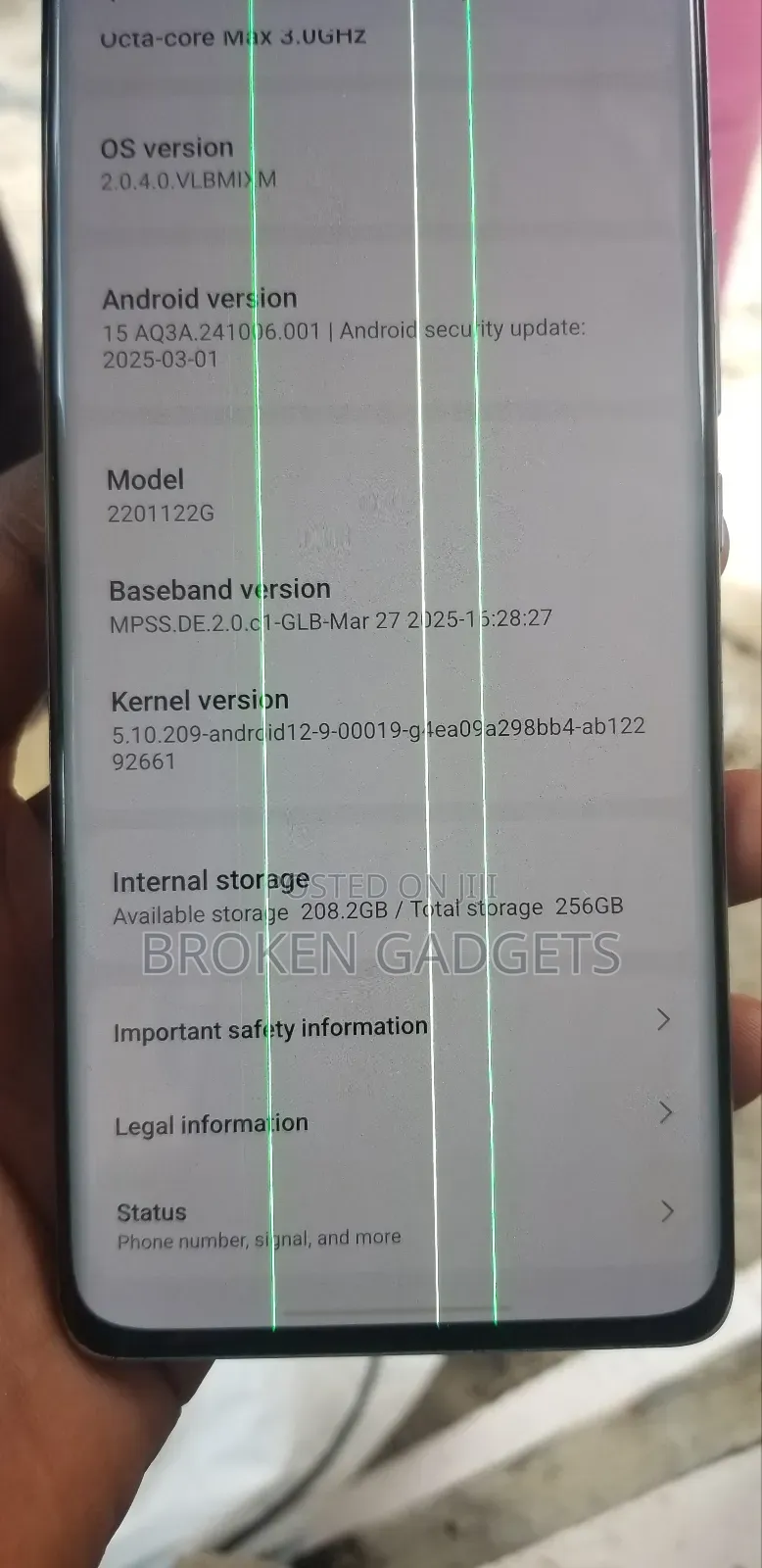 Xiaomi 12 Pro 256 GB Blue