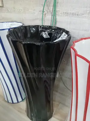 Photo - Black Stand Alone Wash Hand Basin