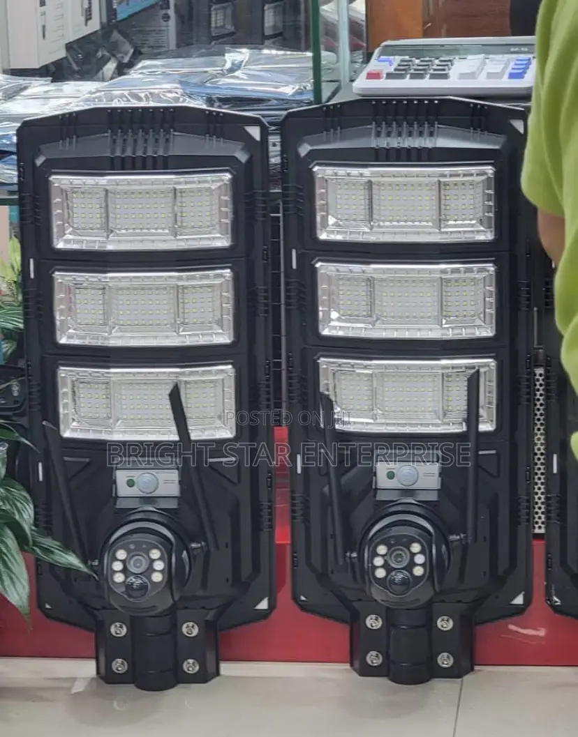 Solar Street Lights With CCTV Camera