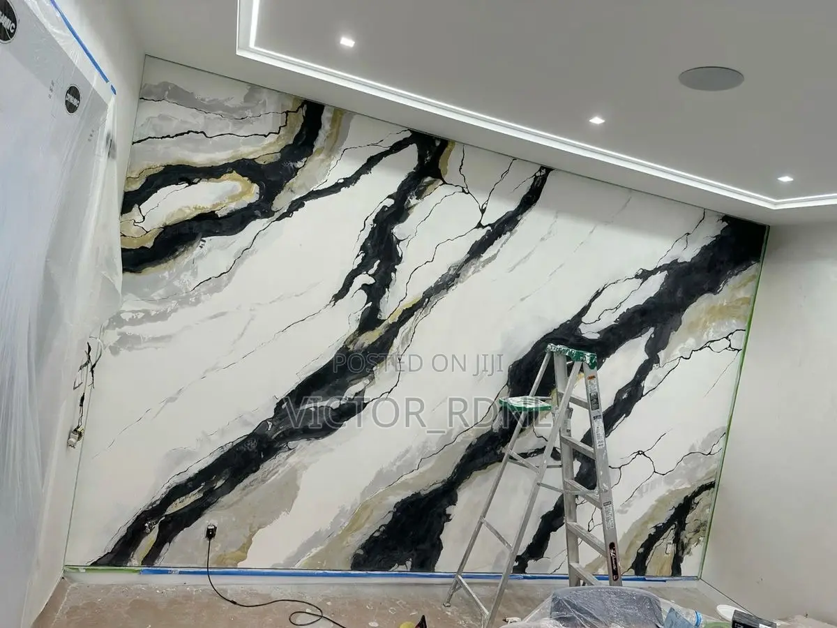 Thick Marble Adhesive Sticker