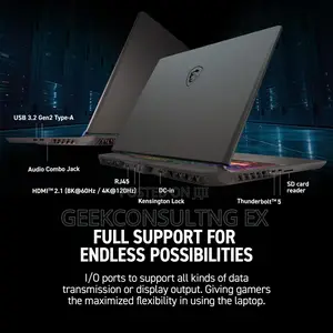 New Laptop MSI Vector 17 HX AI A2XWJG 16GB Intel Core Ultra 7 SSD 512GB