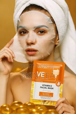 Photo - Vitamin E Hydrating Brightening Facial Sheet Mask (1pc)