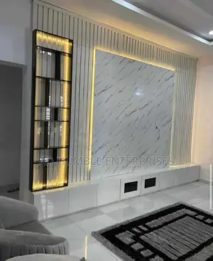 High Gloxy Full Height Tv Console