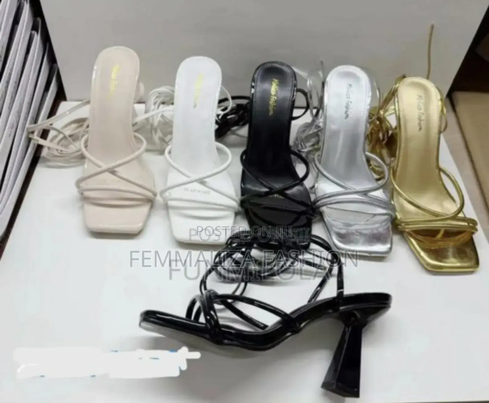 Ladies Straps Rope Heels