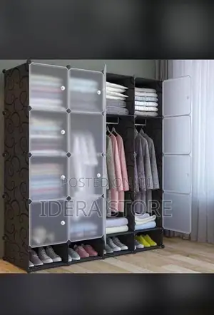 Quality 4 Partition Storage Diy Wardrobe