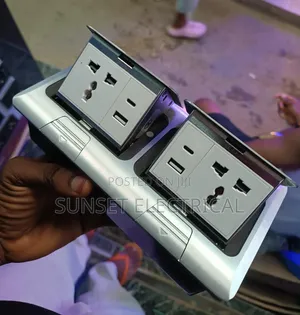 2 Socket With 2 Usb Port+2 Type C Mouth Floor Socket