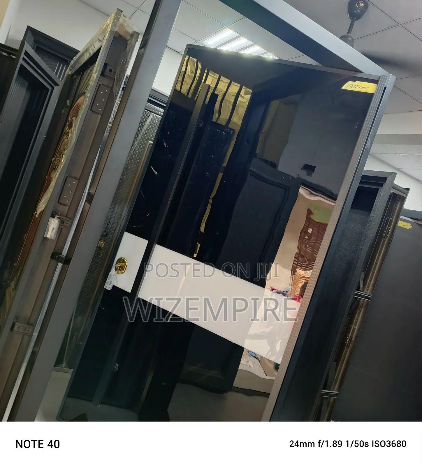 Executive Luxury Turkey Pivot Security Doors With Smart Lock Available