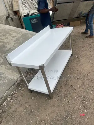 Working Table With Backsplash