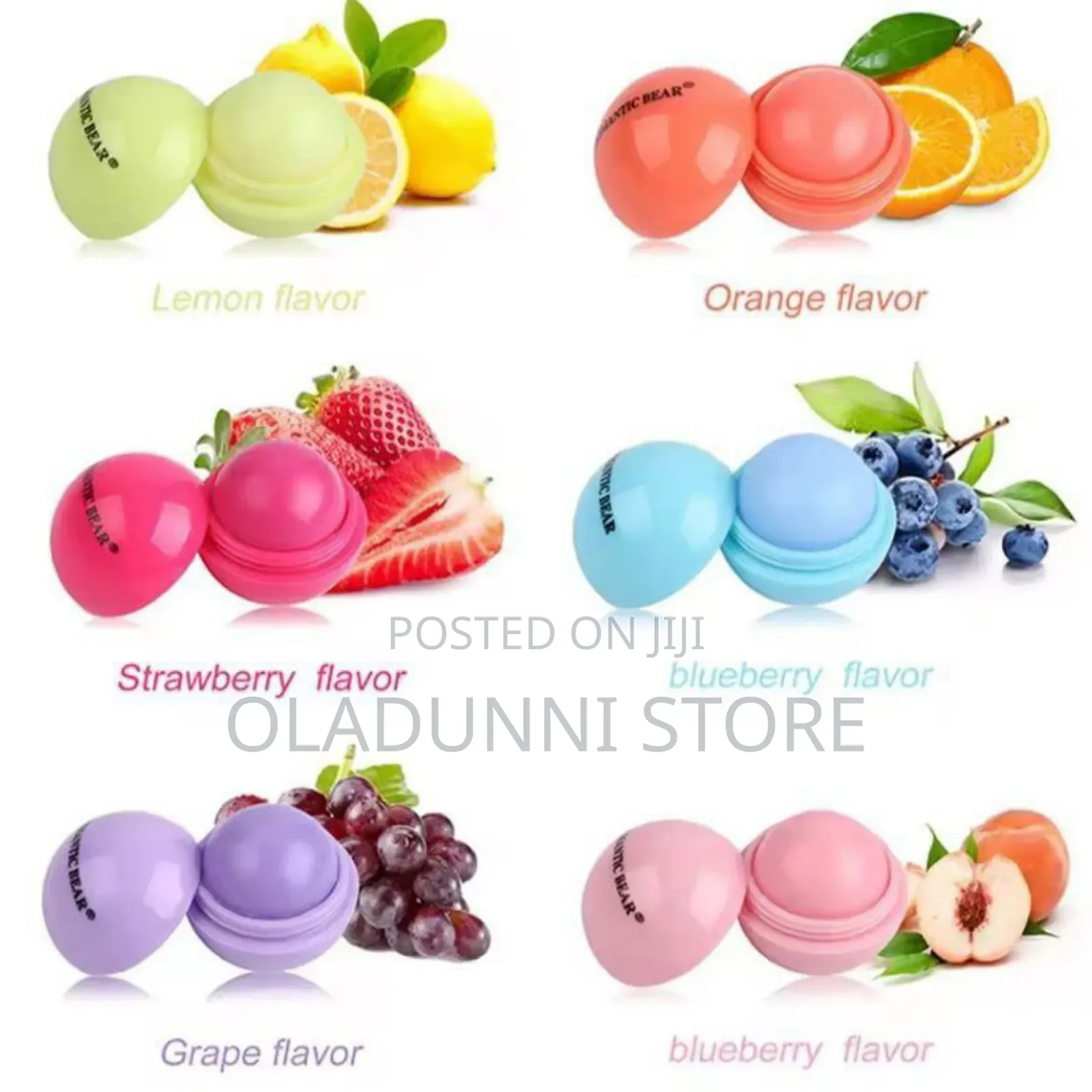 Lip Balm in 6 Flavour