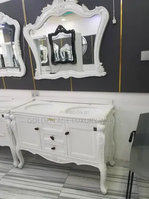 Royal Double Cabinet Basin White