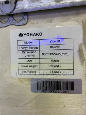 Yohako 10kwhs Lithium Battery 48v