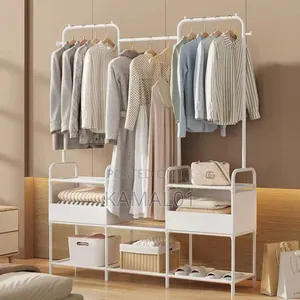 Clothes Rail for Bedroom, Freestanding Clothes Rack