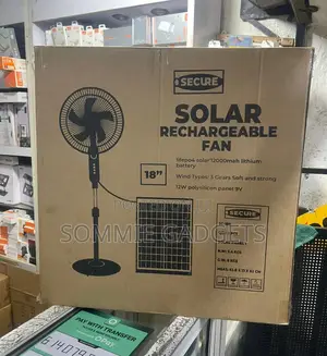 Solar Rechargeable Fan