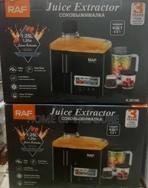 New Raf Juice Extractor 1.25 Litre Capacity Model R.2819b