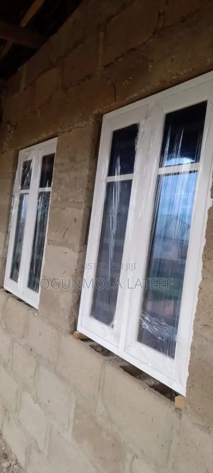 Casement Window With Net and Burglary