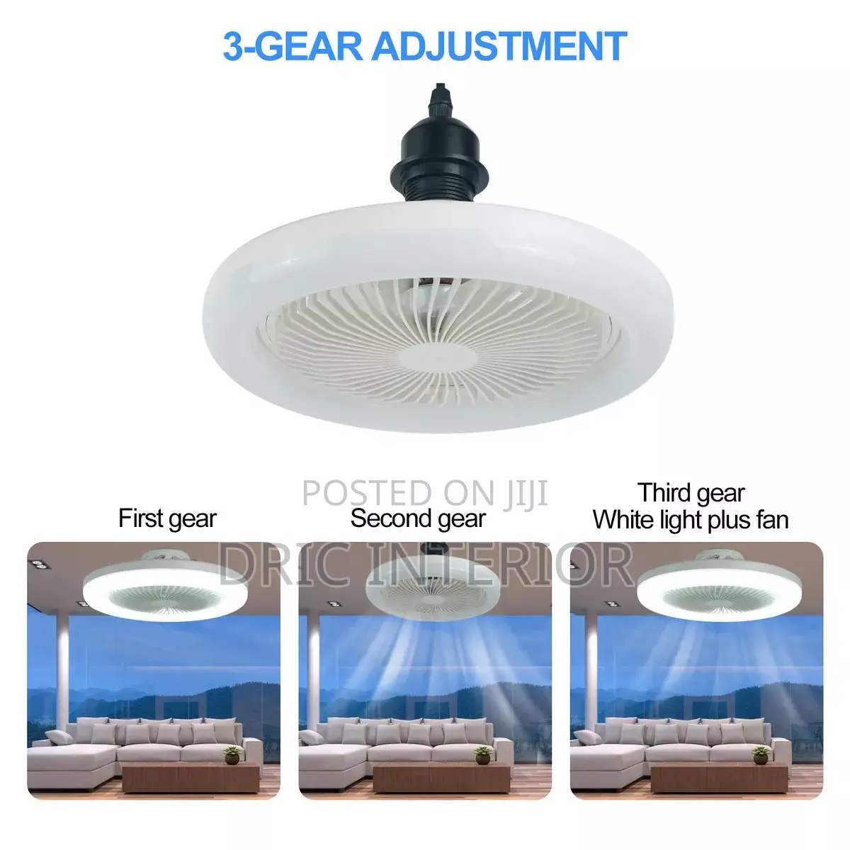 Multipurpose Ceiling Fan With Led Light