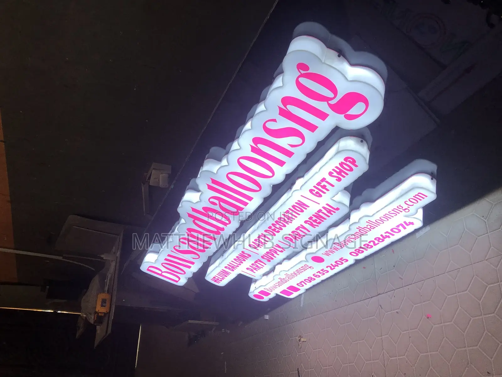 Indoor and Outdoors Neon Light