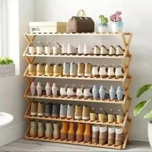 Wooden Shoes Rack 