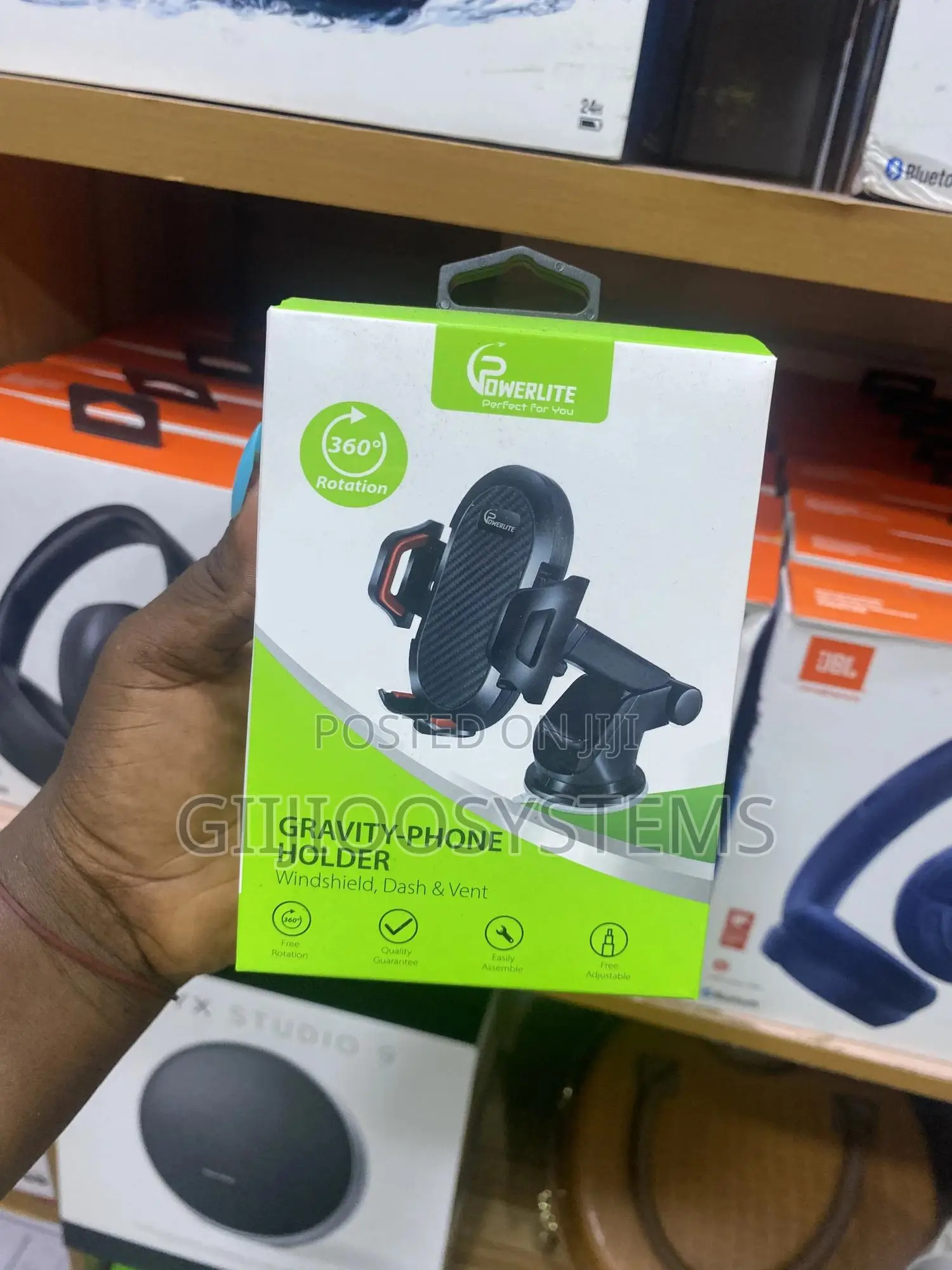 Powerlite Gravity Phone Holder