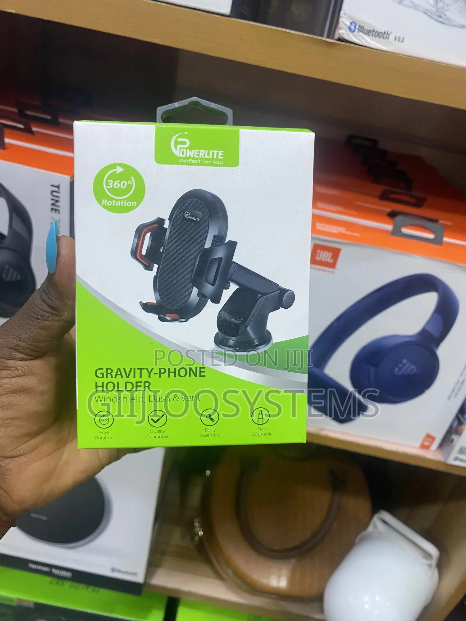 Powerlite Gravity Phone Holder