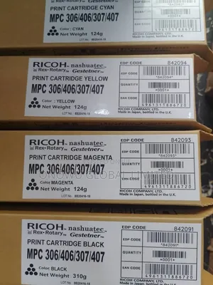 Ricoh Toner Cartridge Mp C406/407/306/307