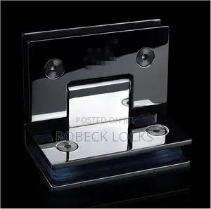 Heavy-Duty Stainless Steel Glass Door Hinges