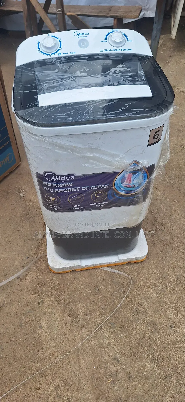 Midea 6kg Single Tub Washing Machine