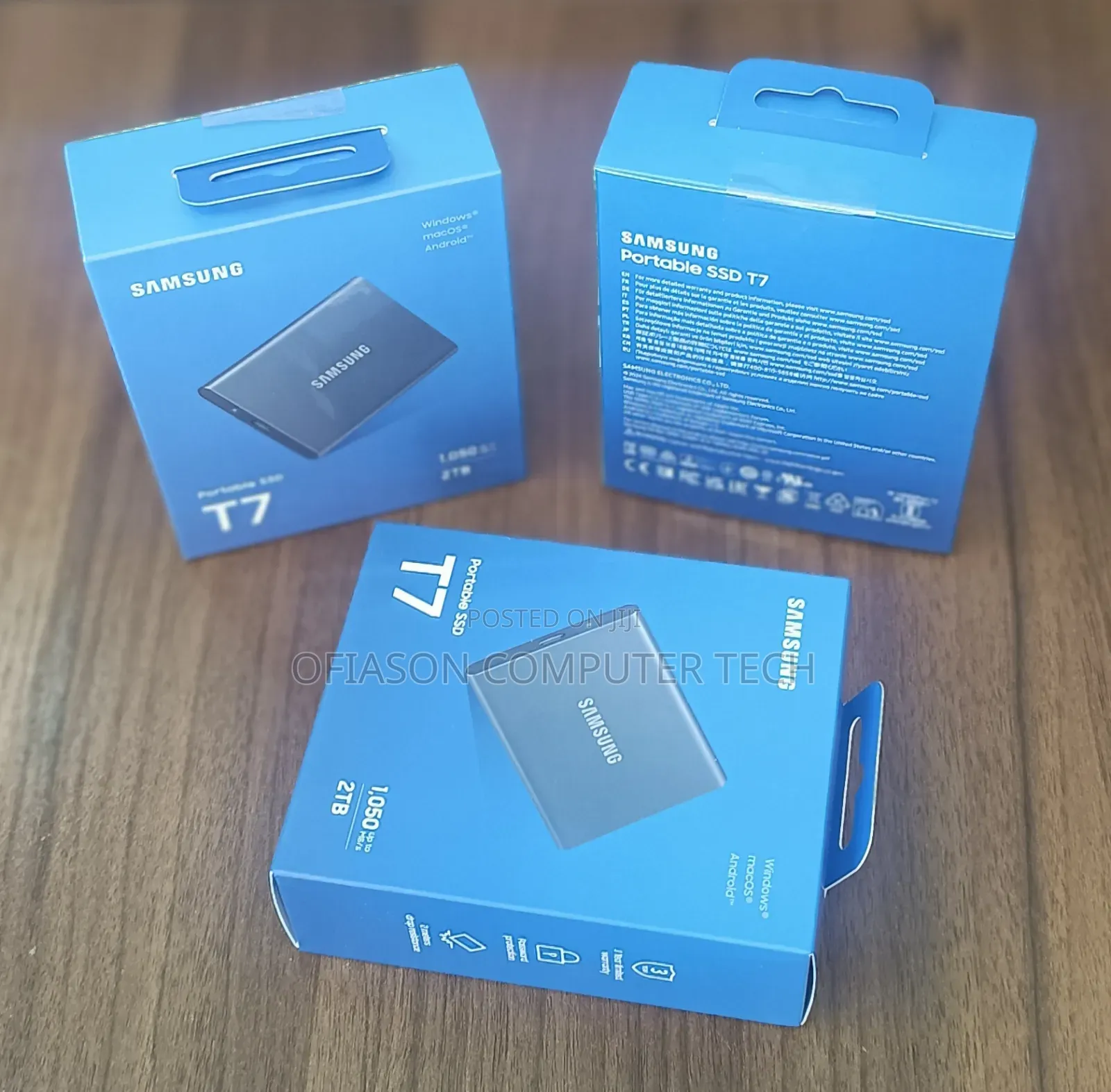 Samsung T7 Portable SSD 2tb