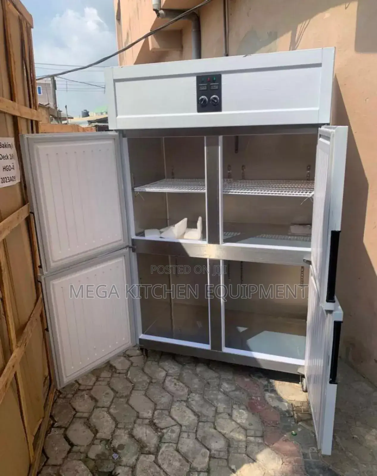 Full Capacity 4 Door Freezer.
