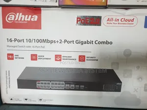 Dahua 16port 10/100mbps+2 Ports Gigabit