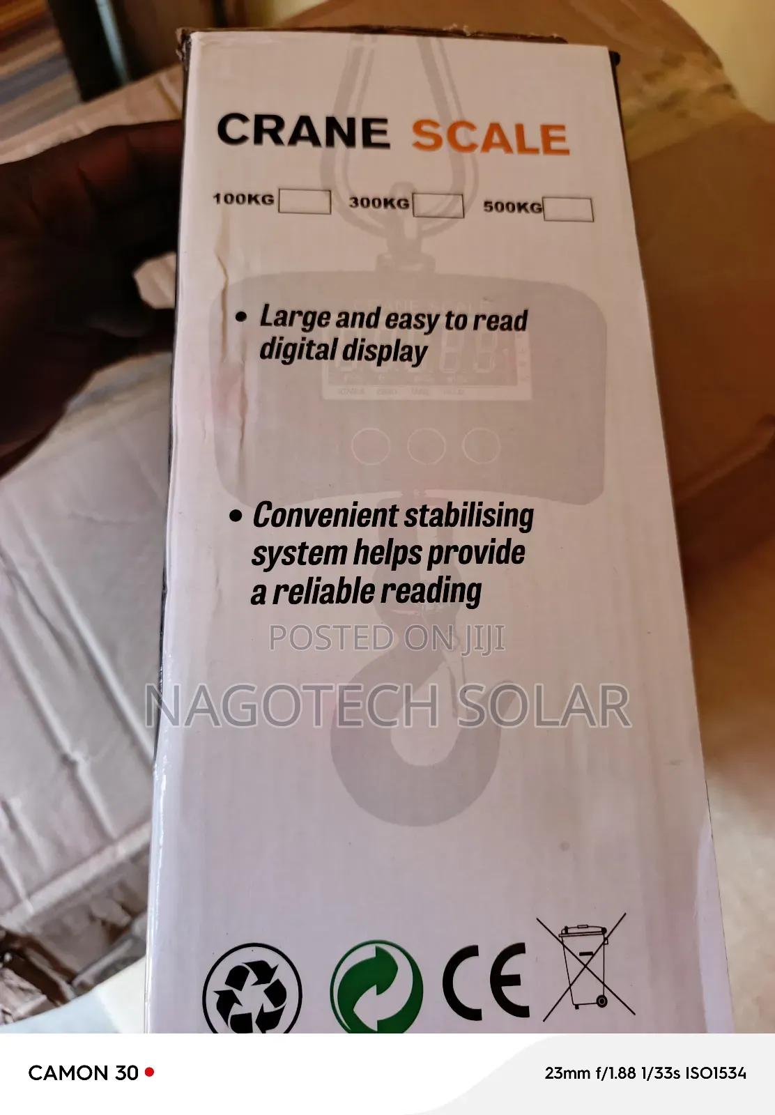 500kg Digital Hanging Scale