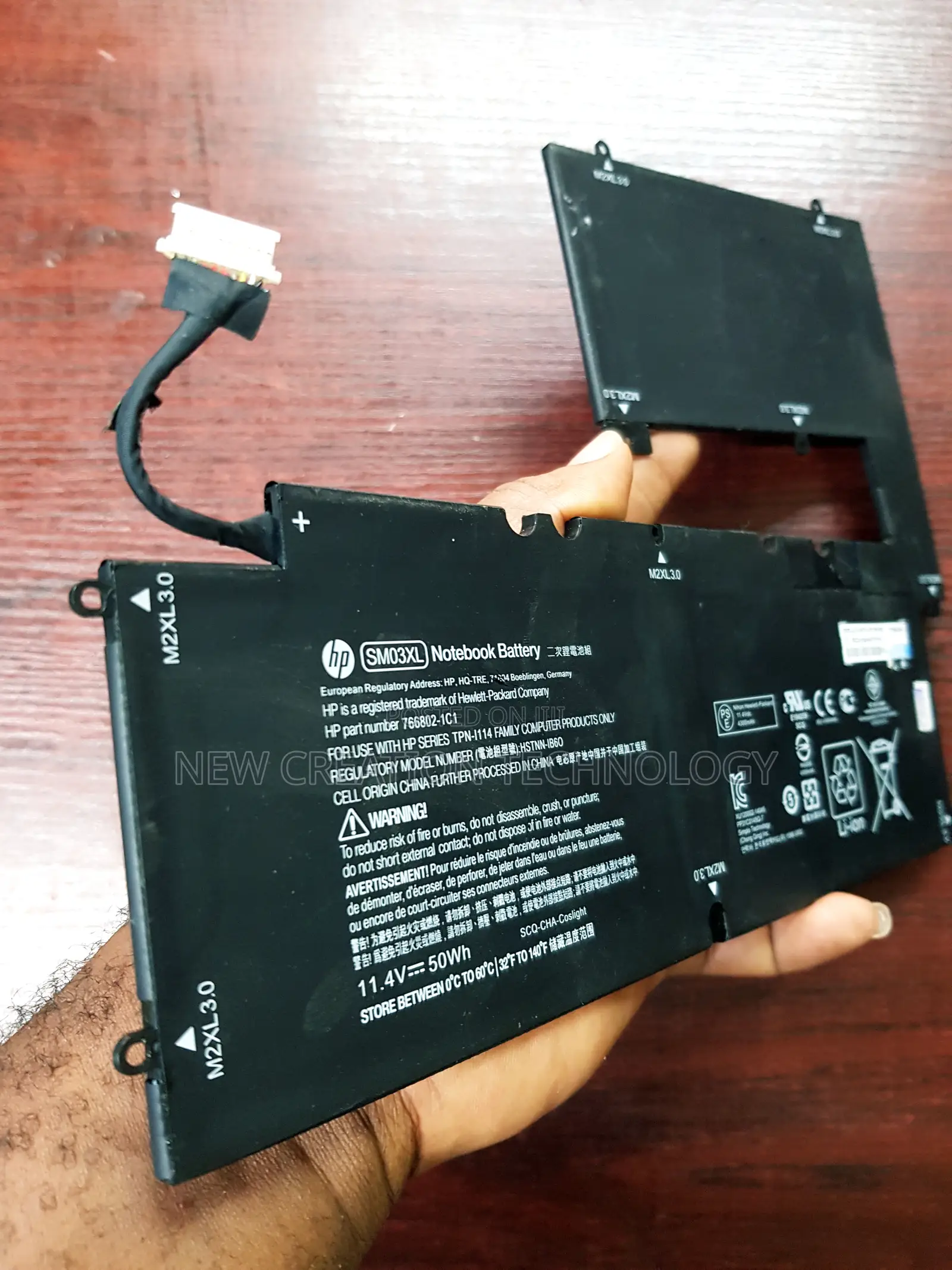 Authentic Hp Smo3xl Laptop Battery