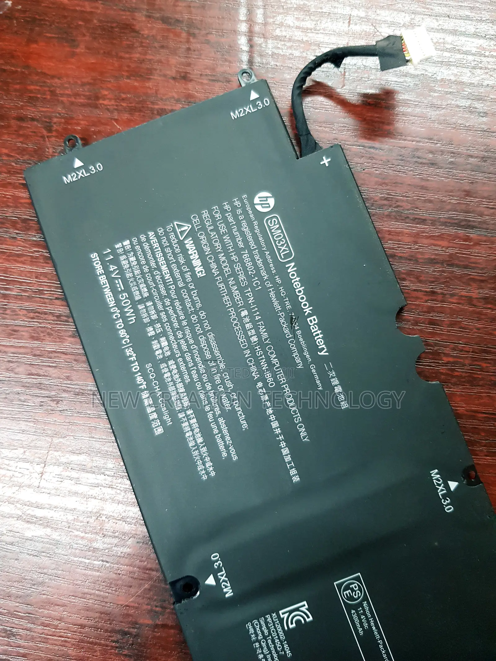 Authentic Hp Smo3xl Laptop Battery