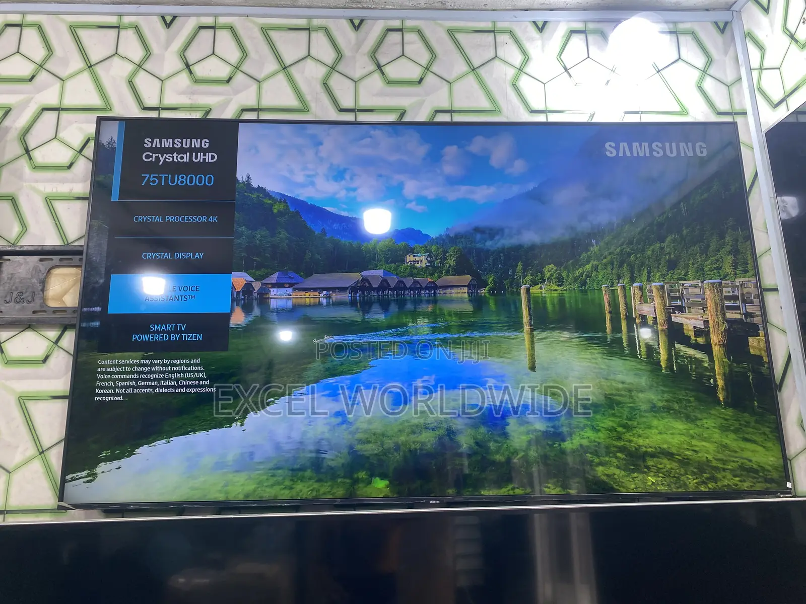 Samsung 75”Inches Smart Tv With Crystal Display Processor
