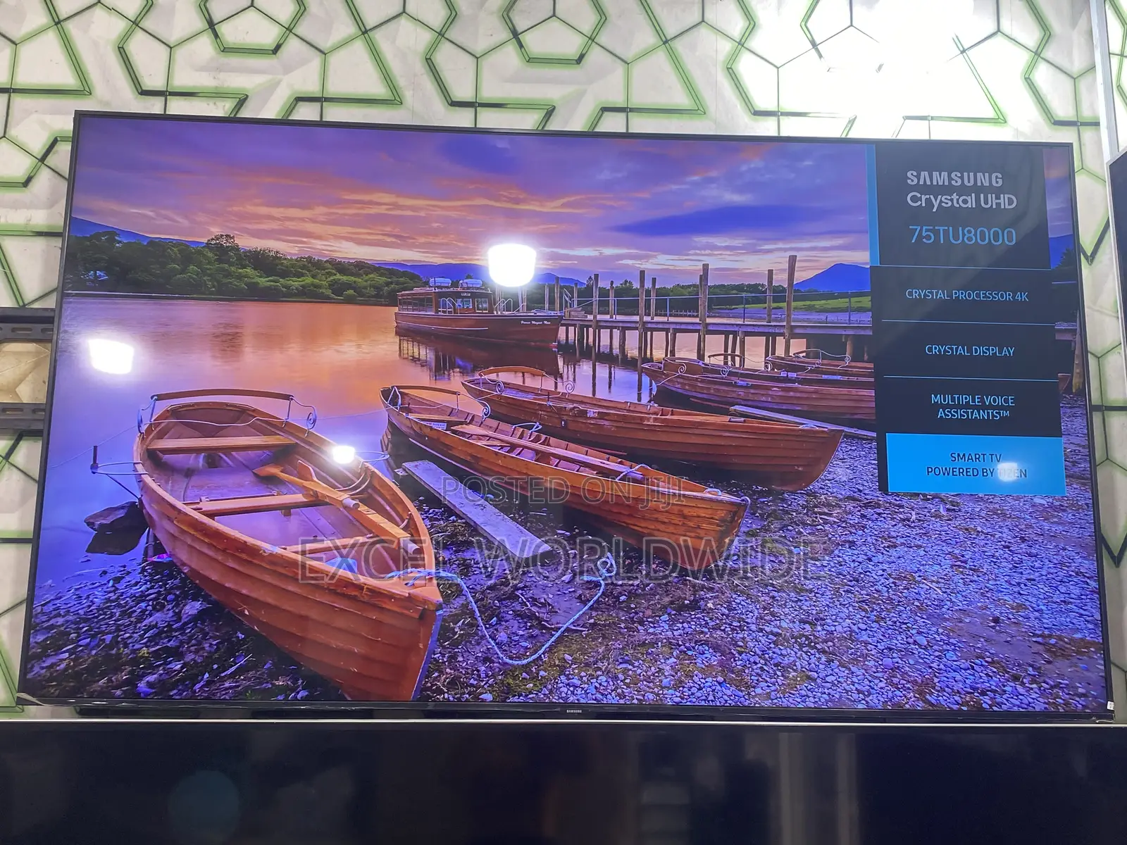 Samsung 75”Inches Smart Tv With Crystal Display Processor