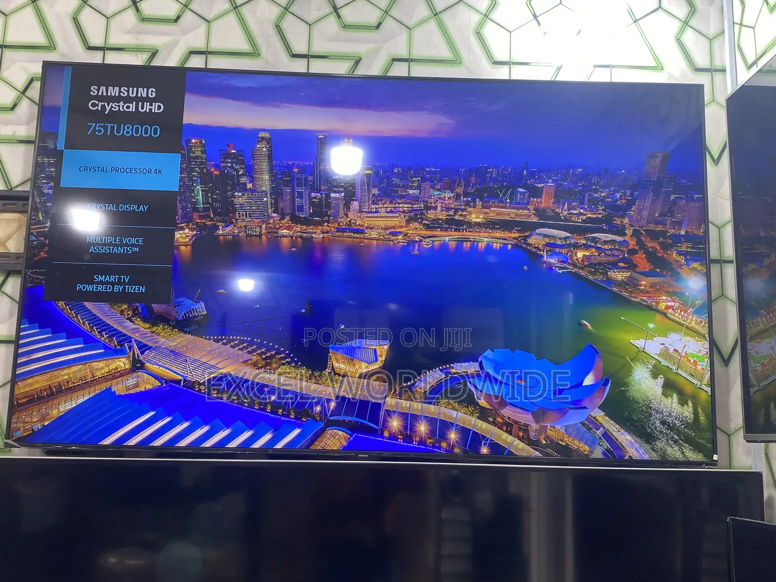 Samsung 75”Inches Smart Tv With Crystal Display Processor